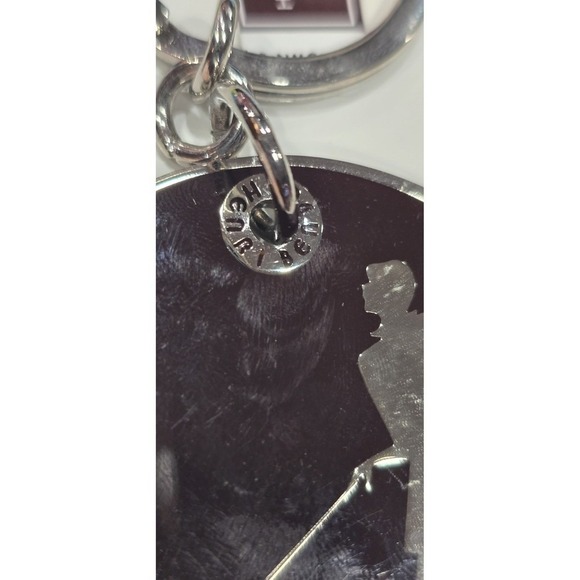 New Rear Vintage , Henri Bendel Enamel Crystal Key Chain Fob Purse Bag charm - Picture 5 of 7